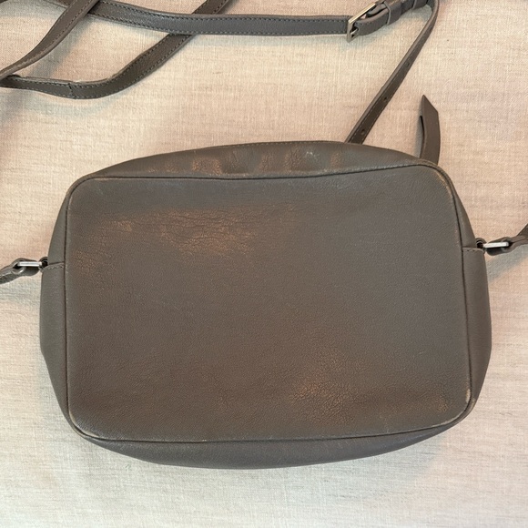 Yves Saint Laurent Gray Leather Crossbody Bag - Picture 5 of 10